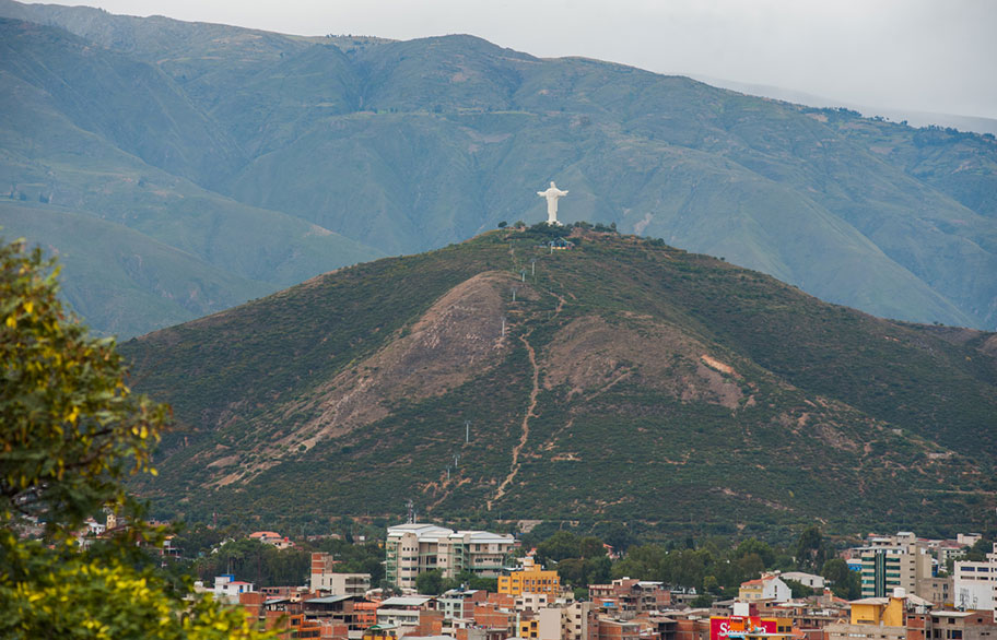 Bolivien Jesus Statue